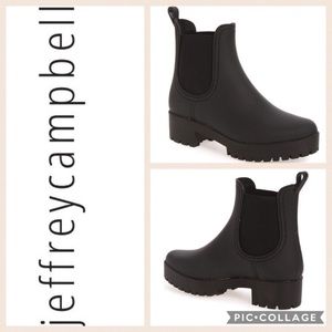 Jeffery Campbell ‘Cloudy Chelsea Rain Boots’.